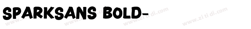 SparkSans Bold字体转换